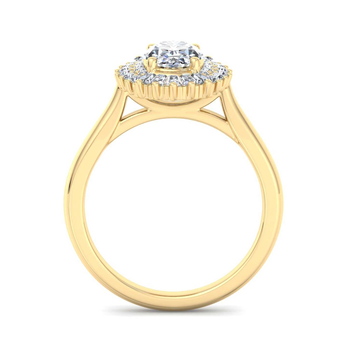 Engagement Ring ERHL0189-1.00OV