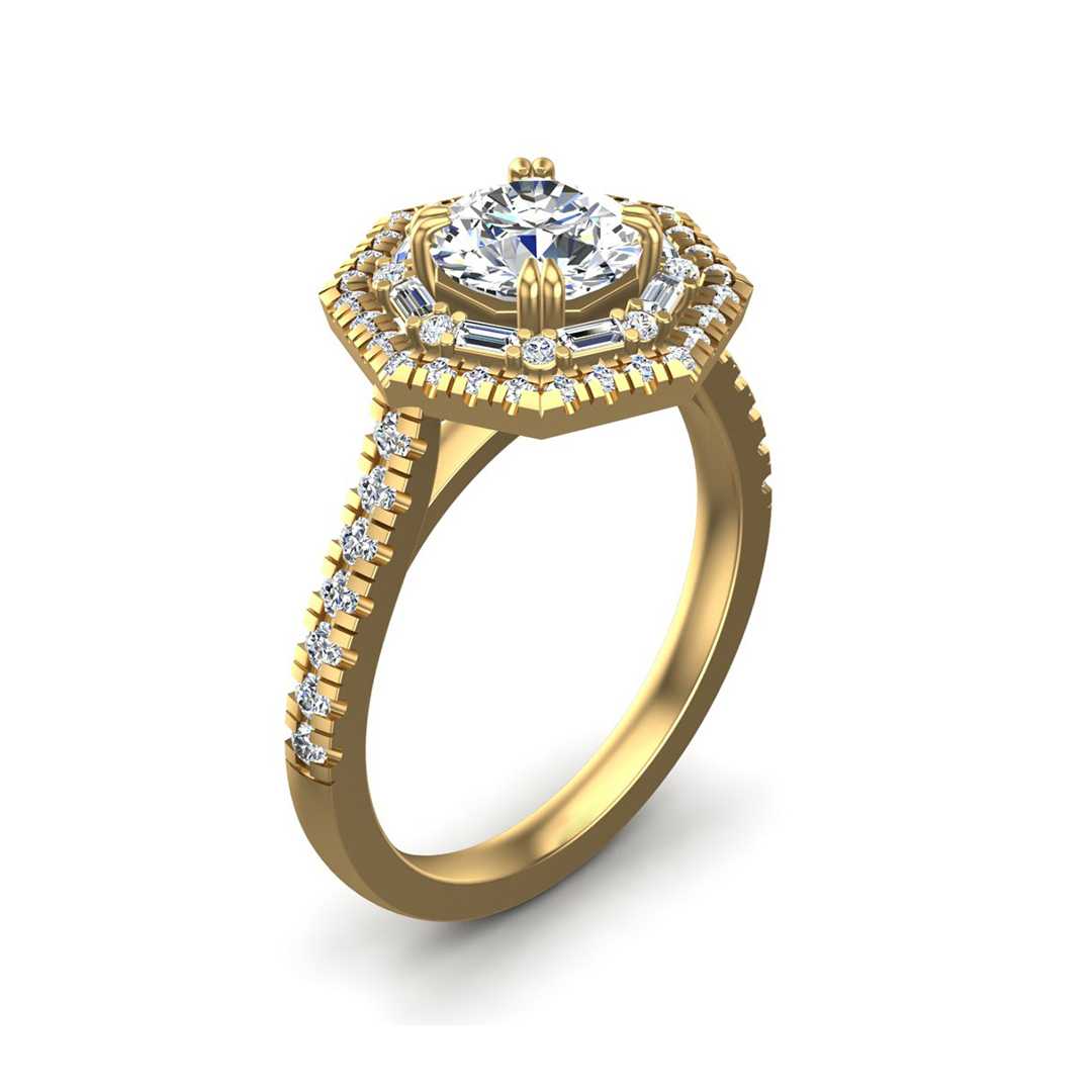 Engagement Ring ERHL0192-1.00RB