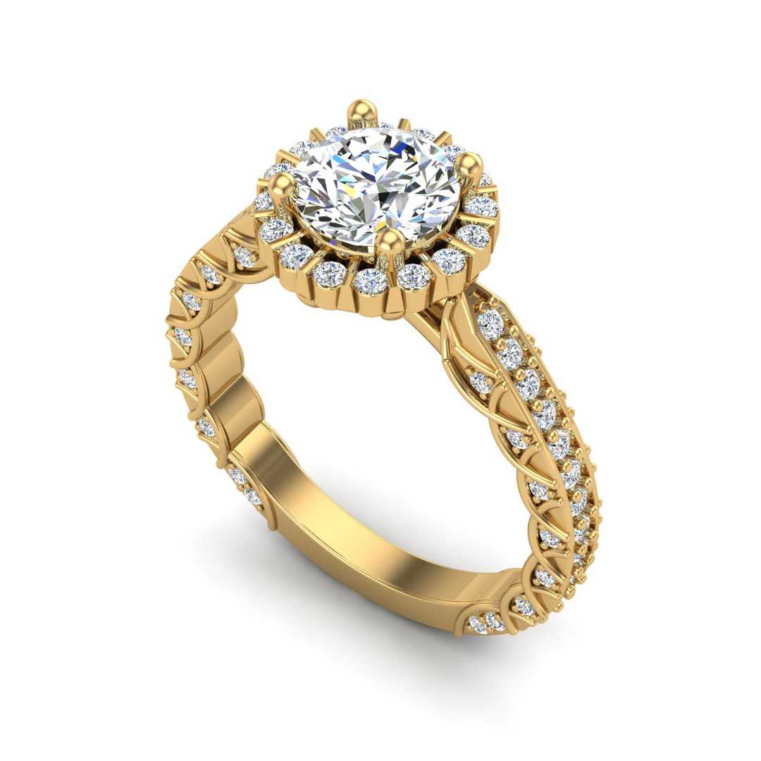 Engagement Ring ERHL0209-1.00