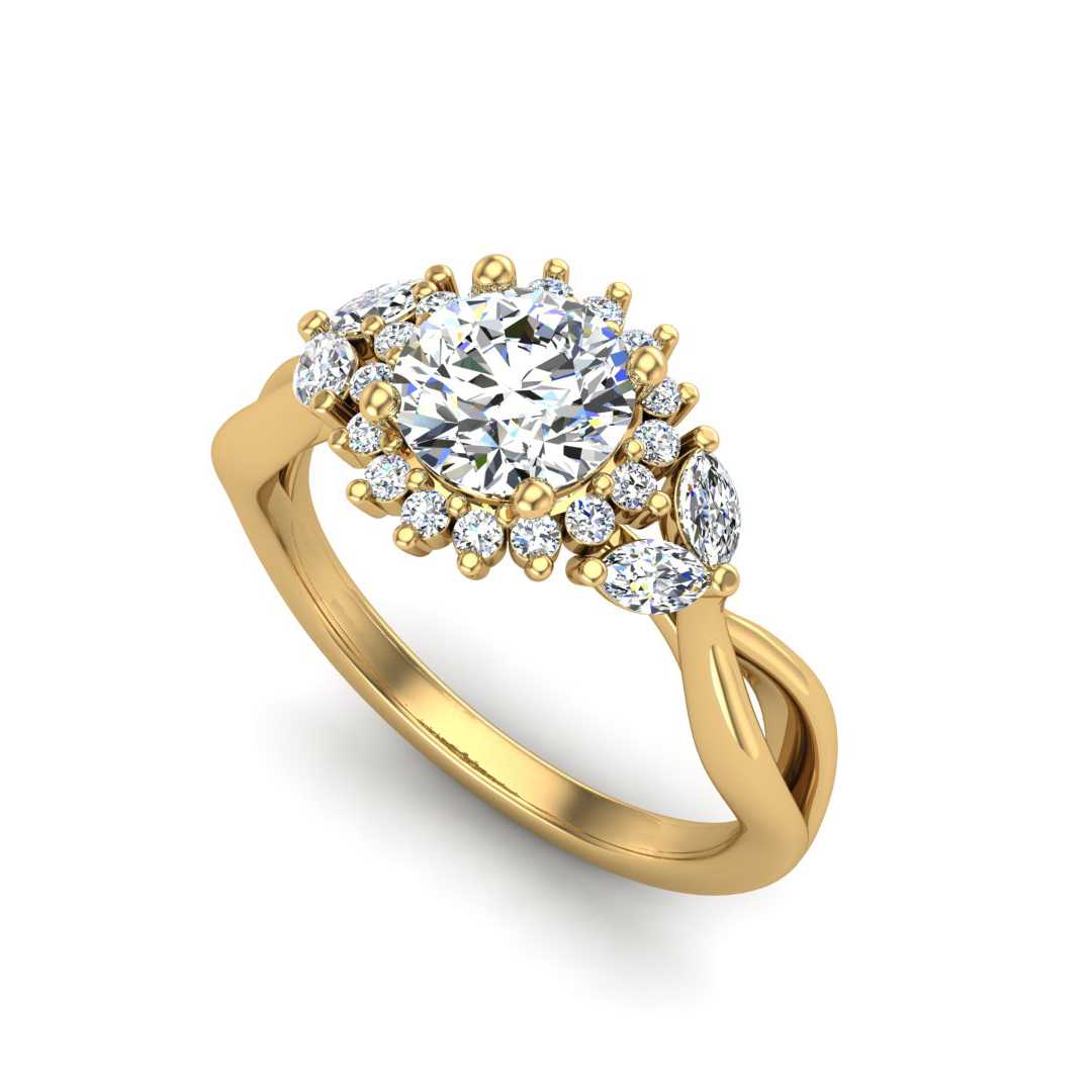 Engagement Ring ERHL0310-1.00