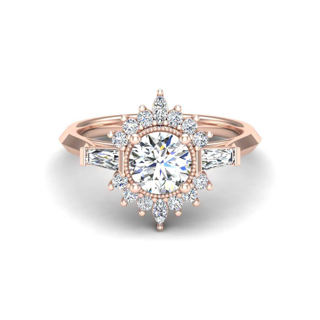 Engagement Ring ERHL0315-1.00