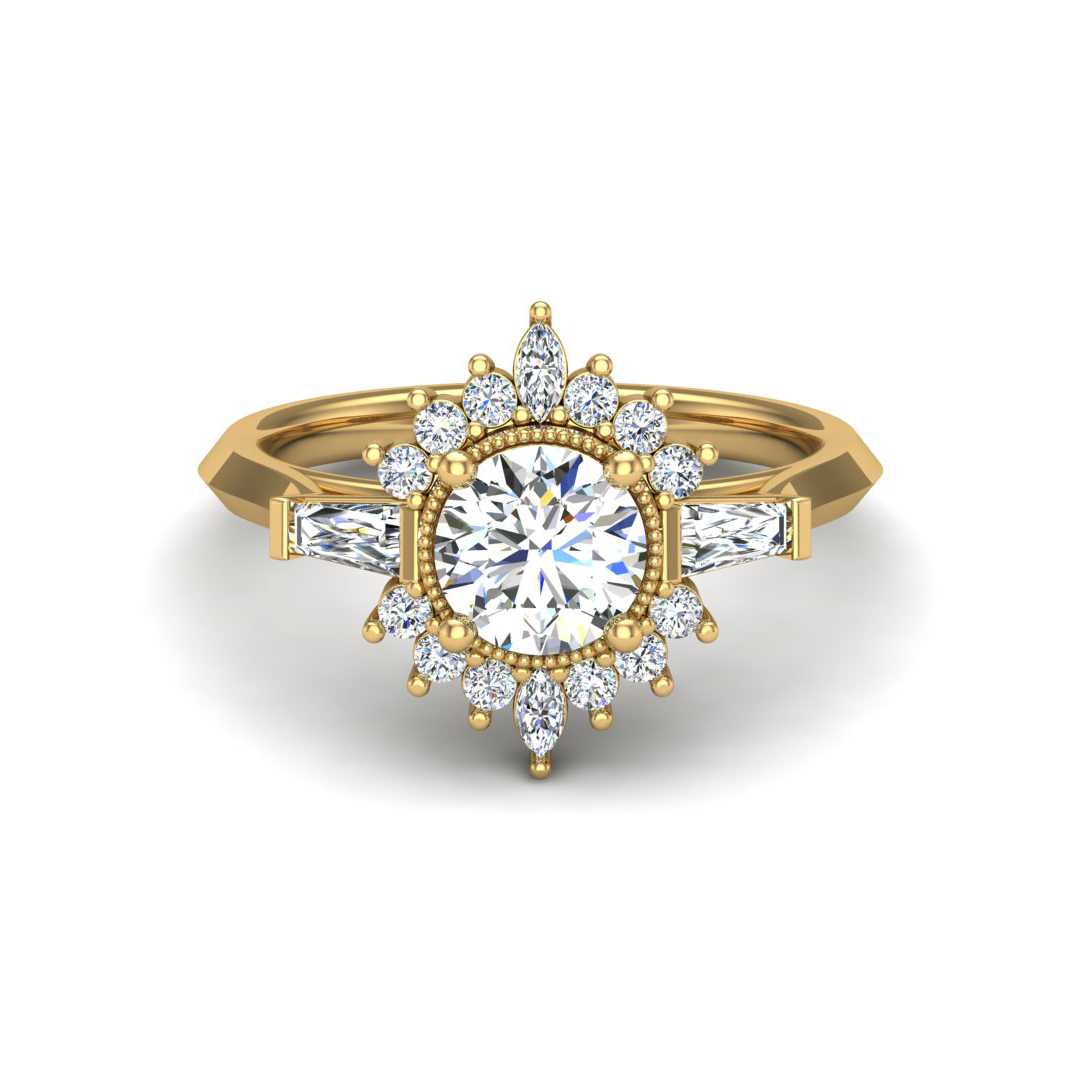 Engagement Ring ERHL0315-1.00