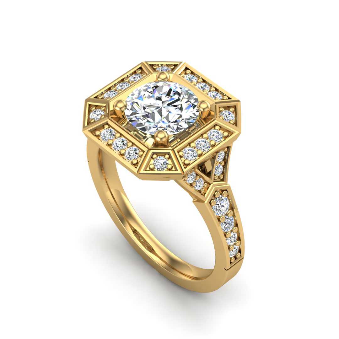 Engagement ring ERHL0328-1.50