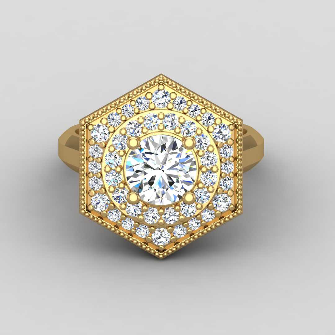 Engagement ring ERHL0330-1.50