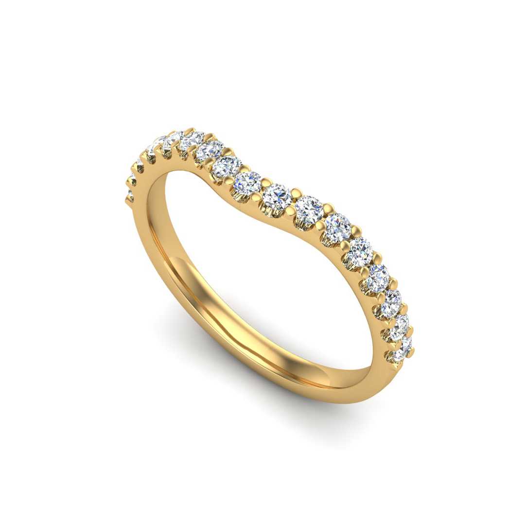 Contour Band 159- 8.5mm Center-Shared U Prong-1.50