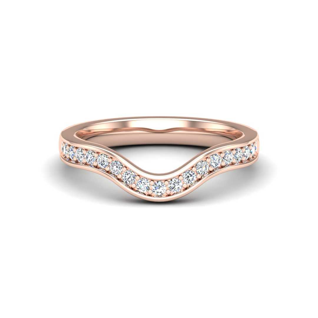 Contour Band 162- 10.0mm Center-Pave-1.50mm