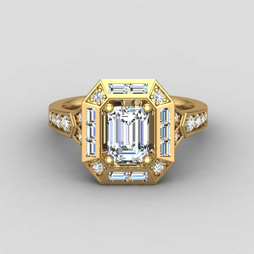 Engagement ring ERHL0332-1.50