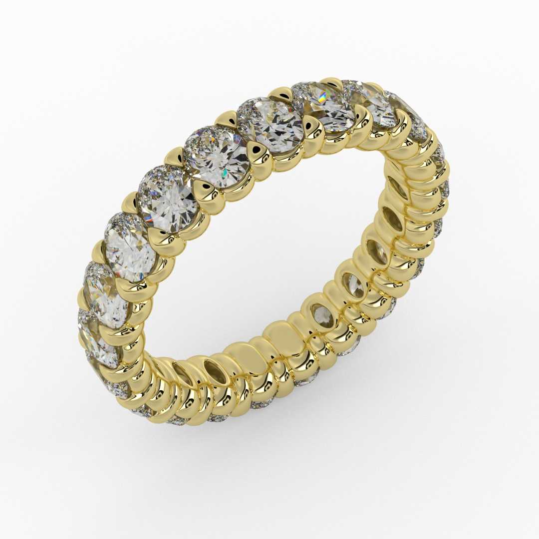 ETERNITY BAND EB1227OVSP4.00x3.00-4