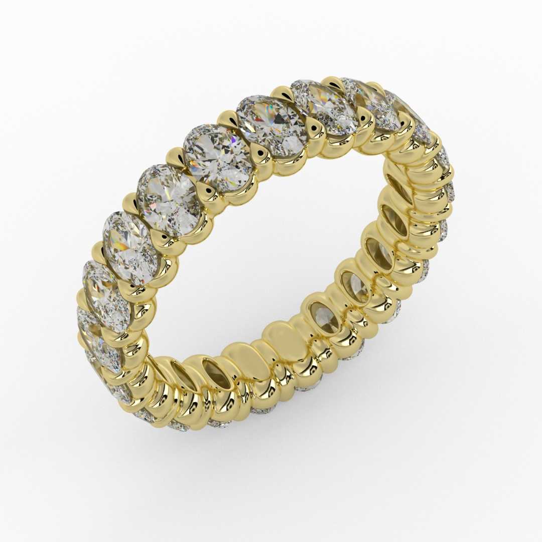 ETERNITY BAND EB1228OVSP4.50x3.00-4