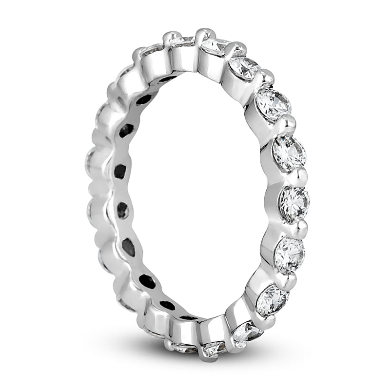Round Diamond Eternity Band