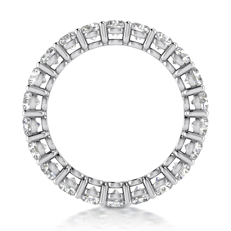 Low Dome Round Diamond Eternity Band