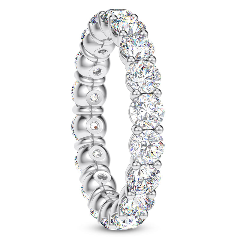 Comfort Fit Round Diamond Eternity Band