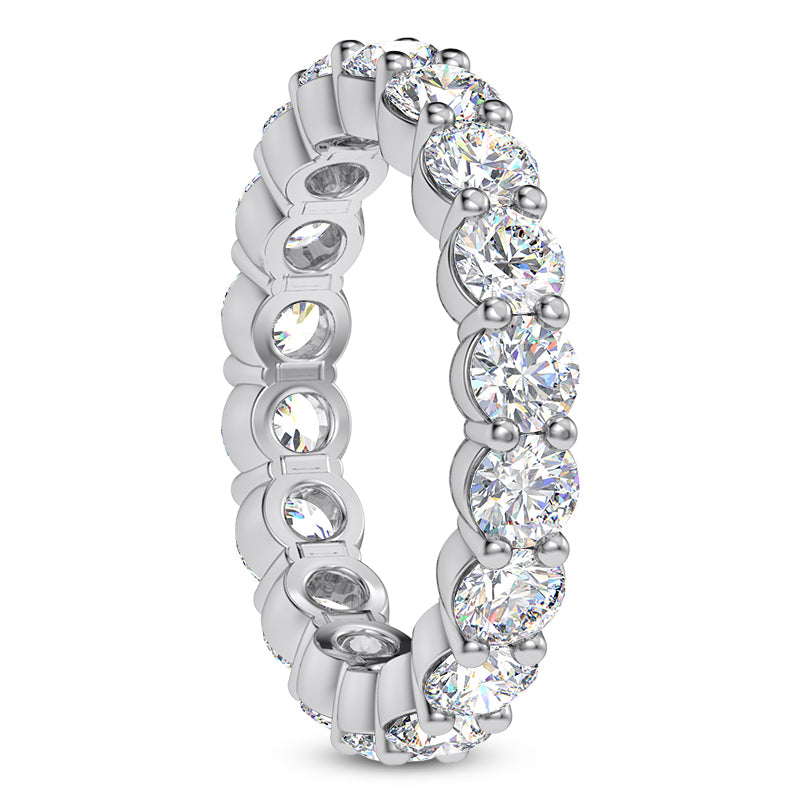 Classic Round Diamond Eternity Band