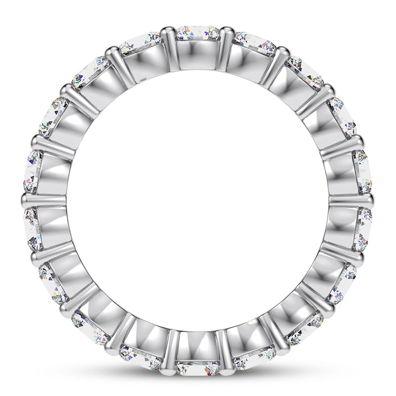 Classic Round Diamond Eternity Band