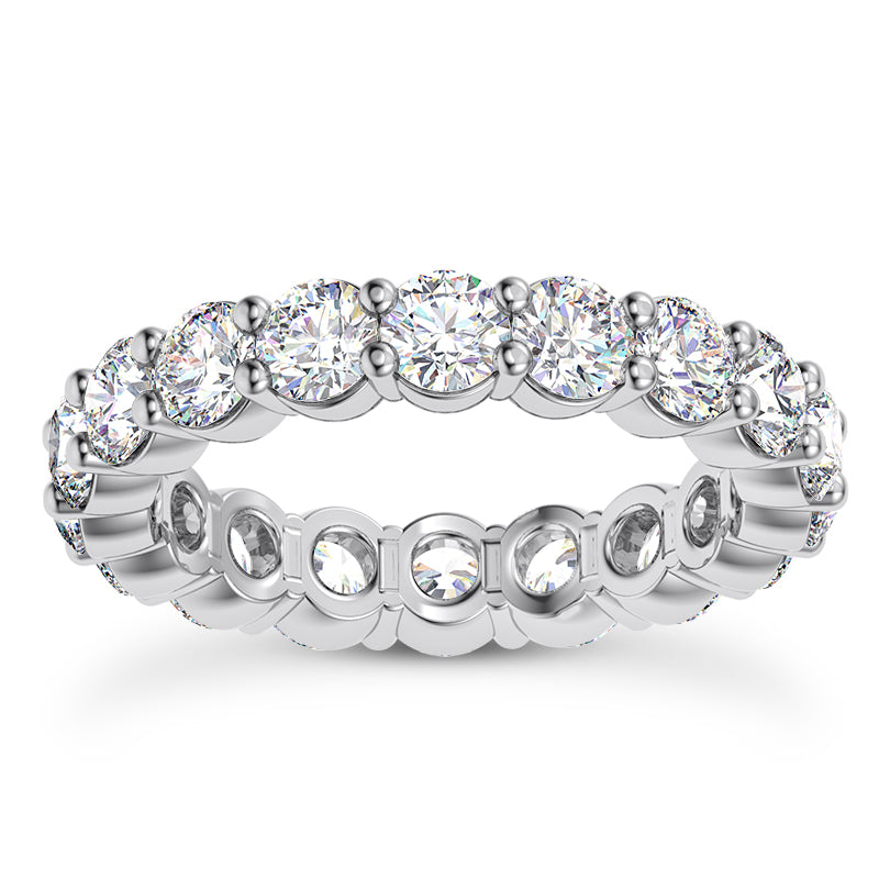Classic Round Diamond Eternity Band