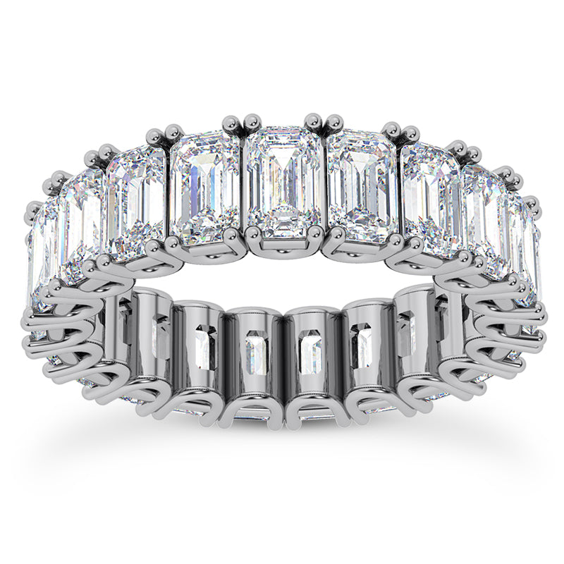 Emerald Diamond Eternity Band