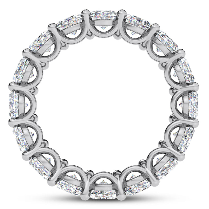 Oval Diamond Eternity Band