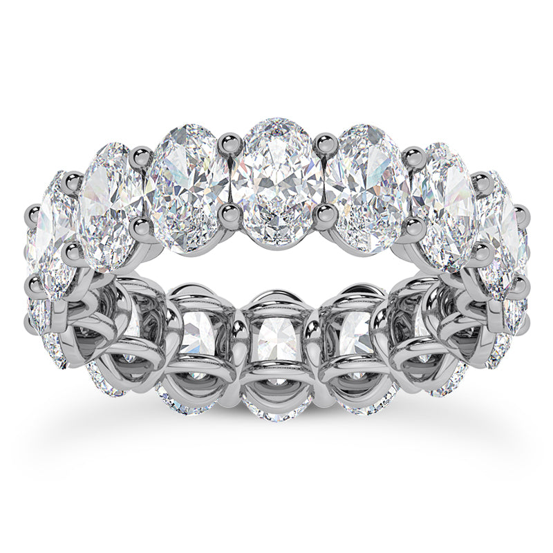 Oval Diamond Eternity Band