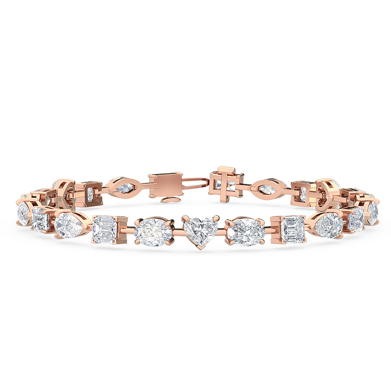 Multi-Shape Tennis Bracelet