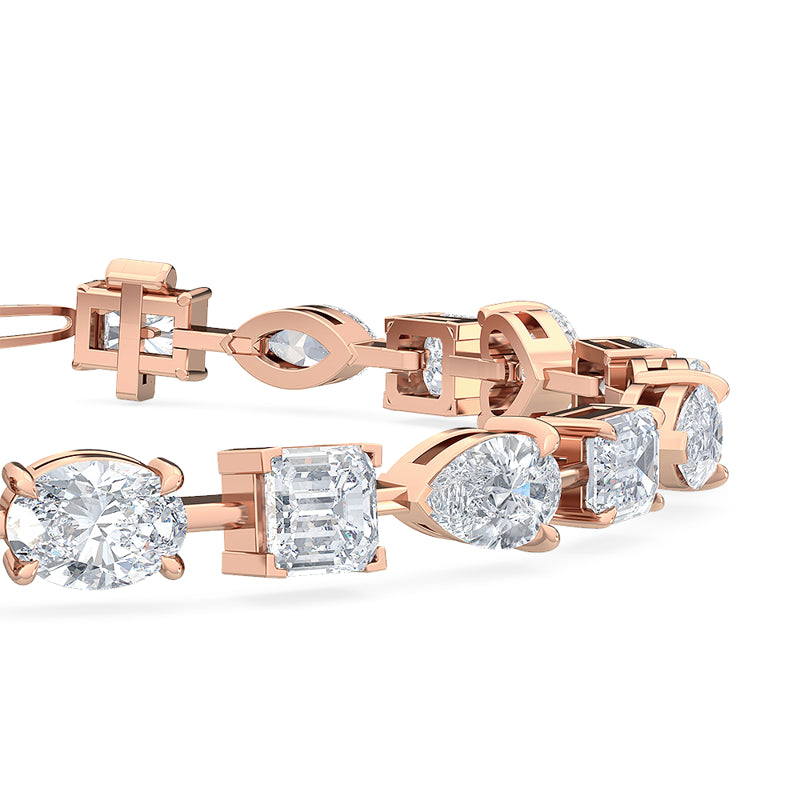 Multi-Shape Tennis Bracelet
