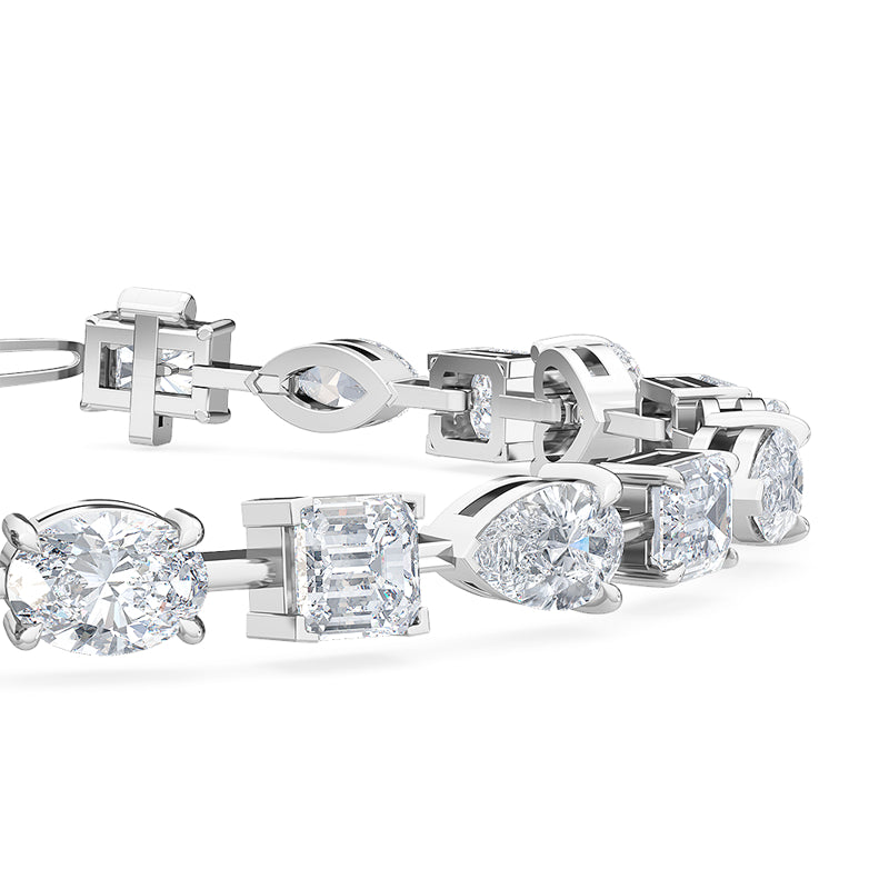 Multi-Shape Tennis Bracelet
