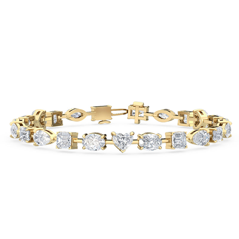 Multi-Shape Tennis Bracelet
