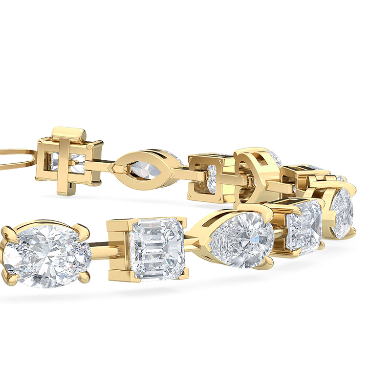 Multi-Shape Tennis Bracelet