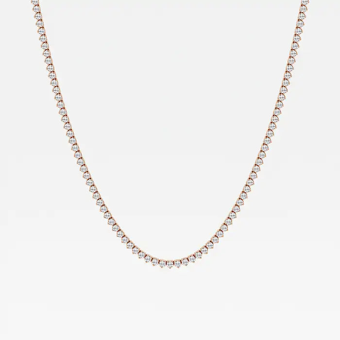 3-Prong Classic Tennis Necklace