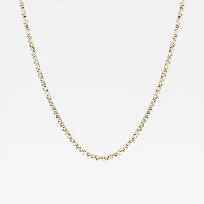 3-Prong Classic Tennis Necklace