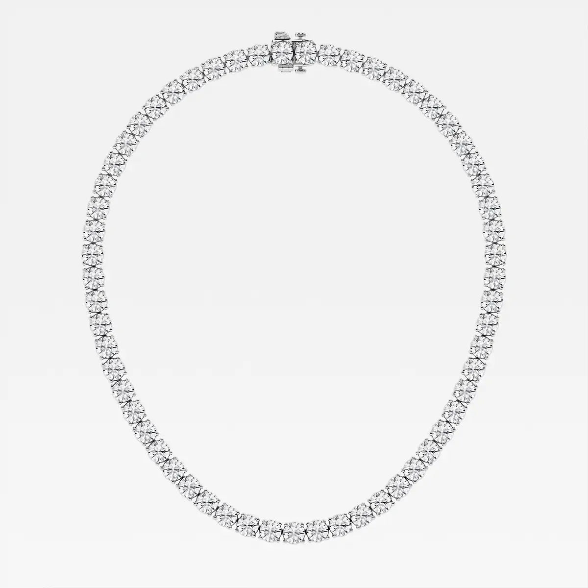 4-Prong Classic Tennis Necklace 1