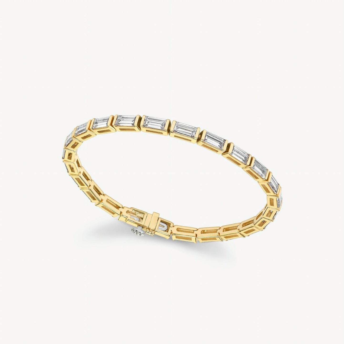 East-West Baguette Tennis Bracelet