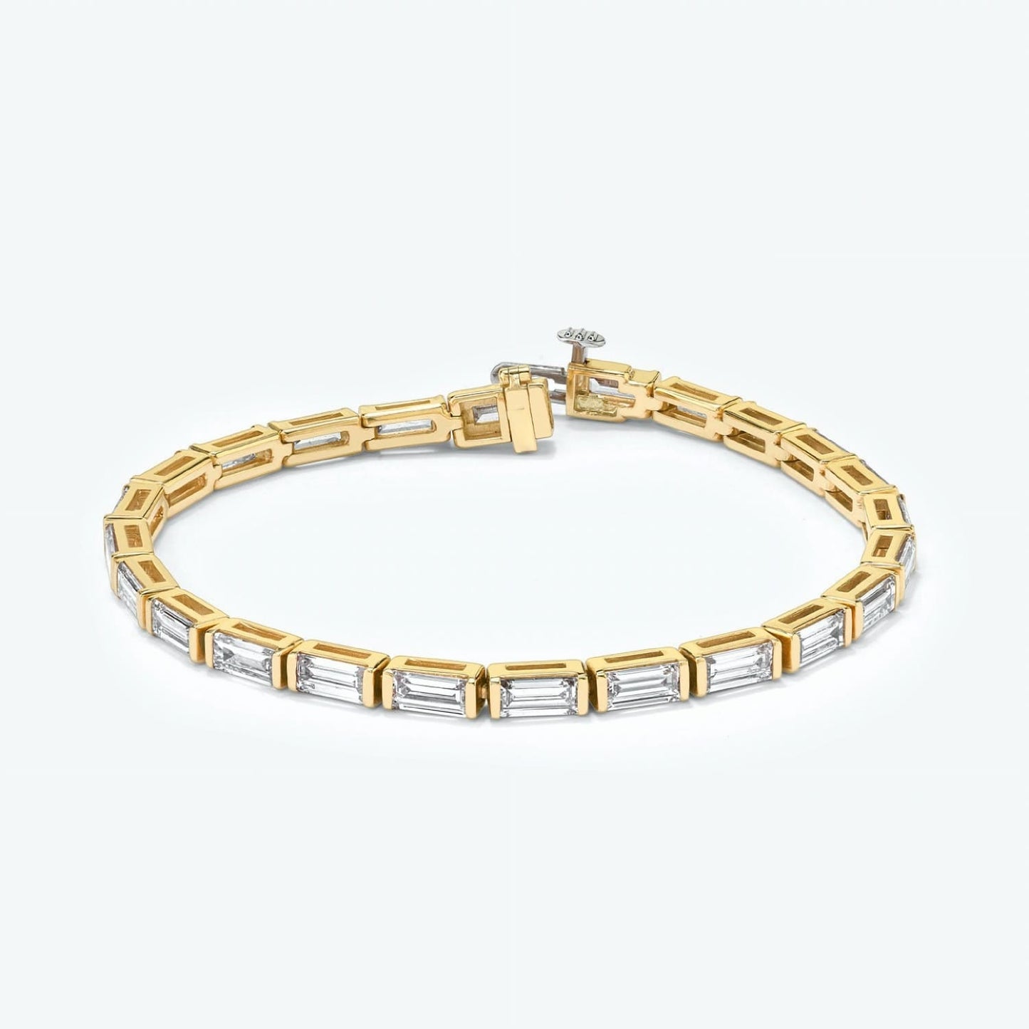 East-West Baguette Tennis Bracelet