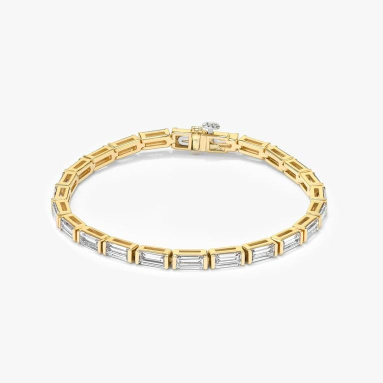 East-West Baguette Tennis Bracelet