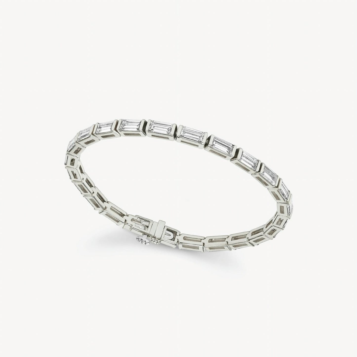 East-West Baguette Tennis Bracelet