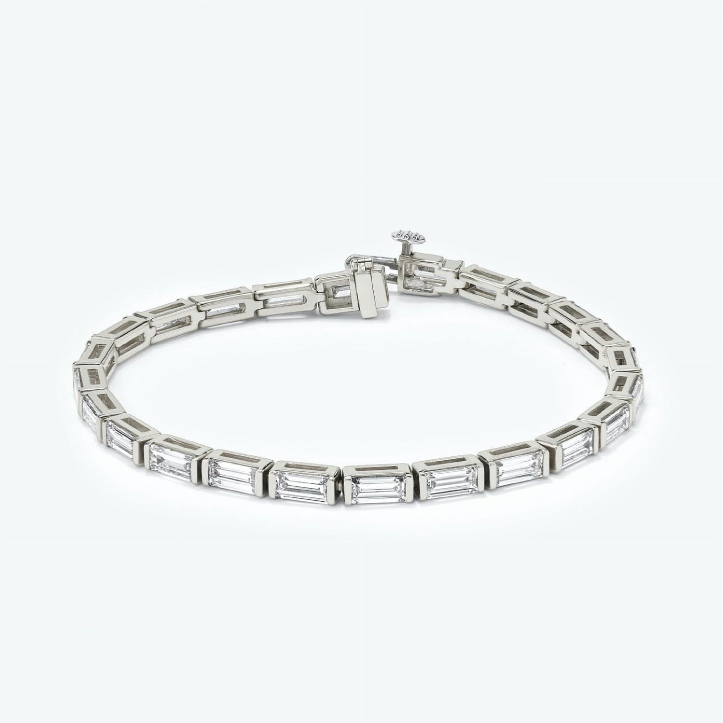 East-West Baguette Tennis Bracelet