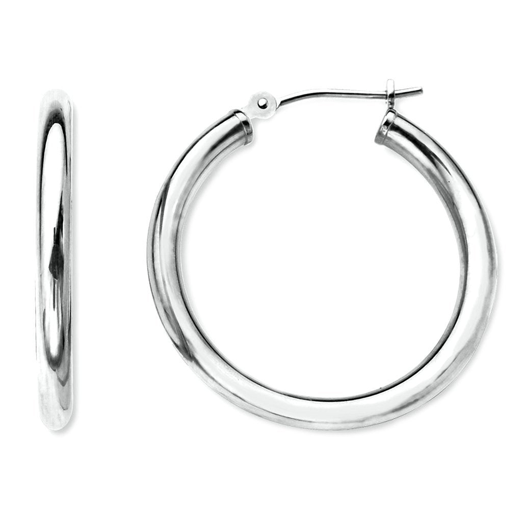14K Gold 2mm Hoops