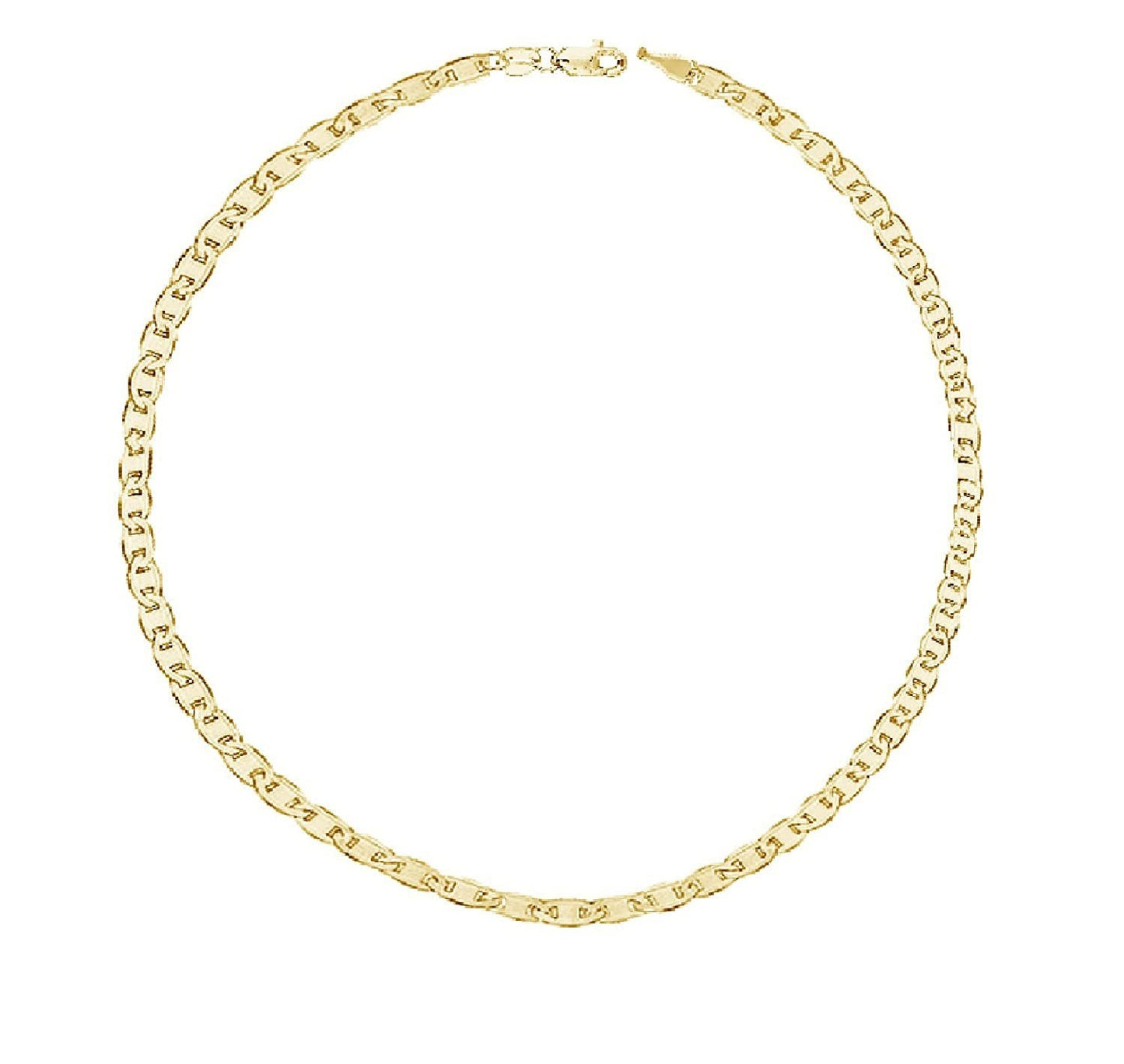 14K Gold 5.5mm Mariner Chain