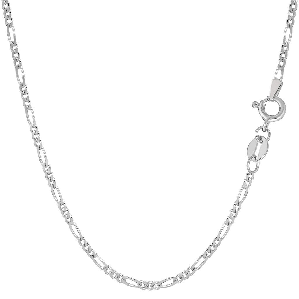 14K Gold 1.9mm Figaro Chain