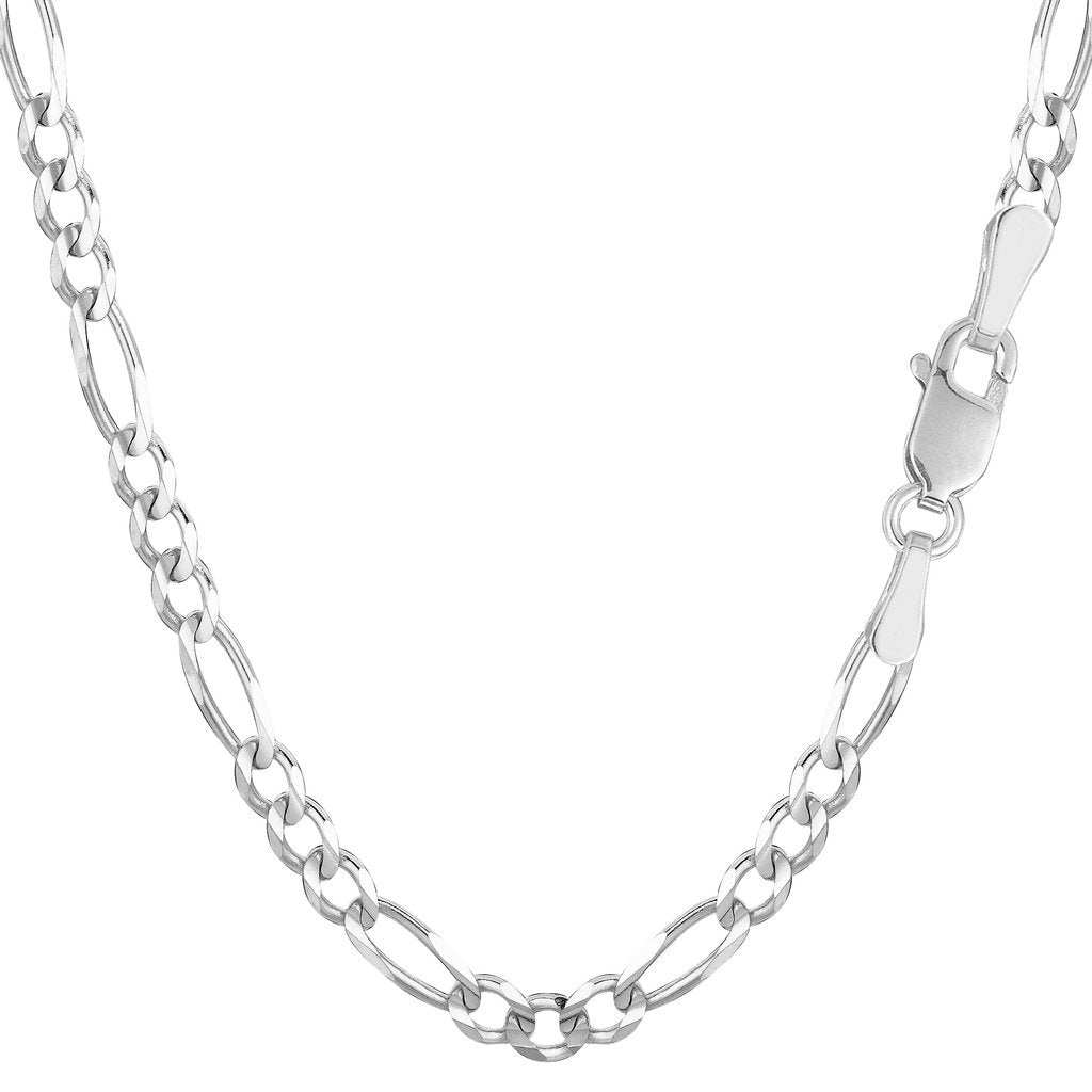14K Gold 3.8mm Figaro Chain