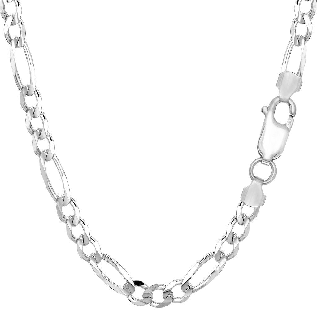 14K Gold 4.5mm Figaro Chain