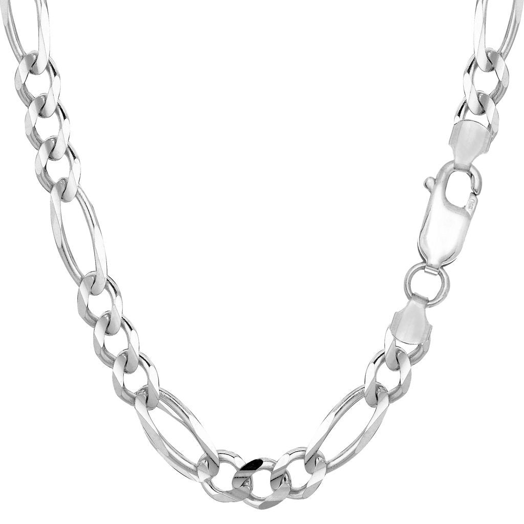 14K Gold 6mm Figaro Chain