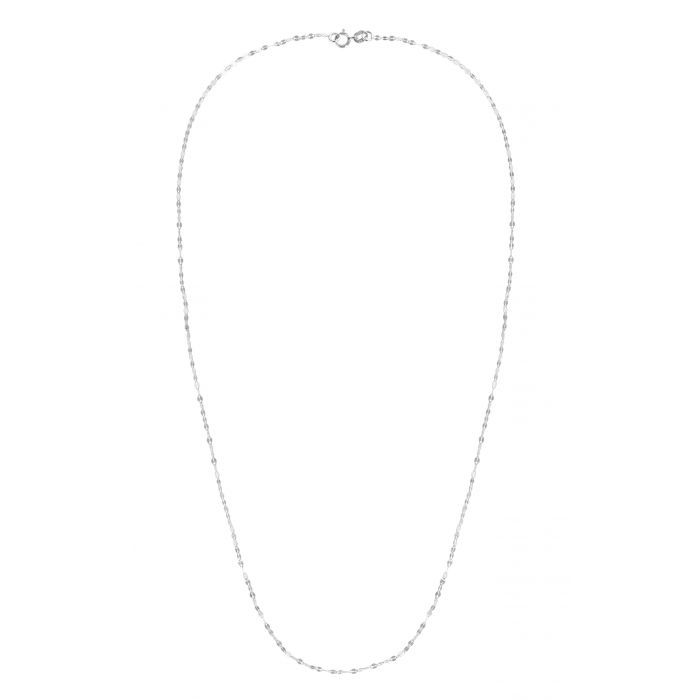 14k Solid Gold 1.4mm MirrOr Rolo Chain with Lobster Claw Closure
