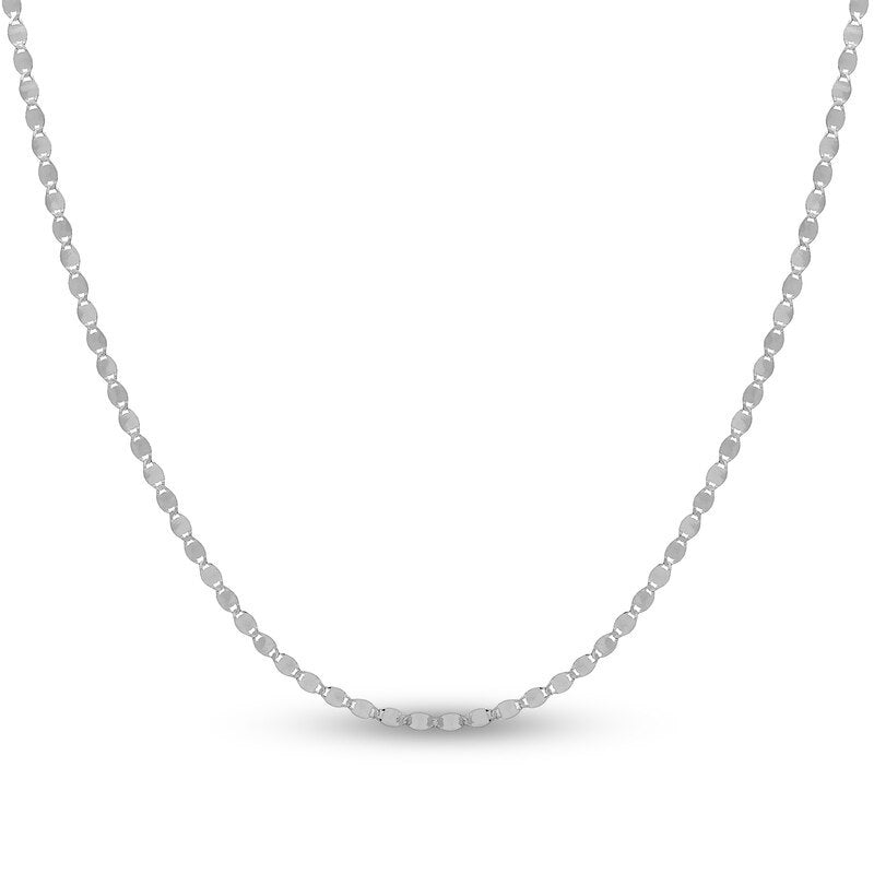 14k Solid Gold 1.7mm Sparkle Valentino Chain with Lobster Claw Closure
