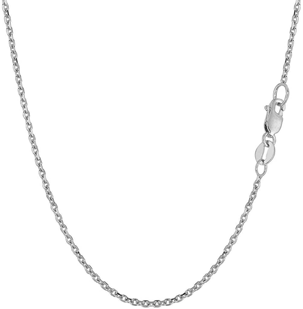 14K Gold 1.5mm Diamond Cut Cable Chain