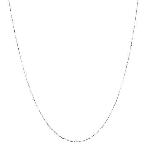 10K Gold .5mm Diamond Cut Cable Link Chain with Spring-Ring Clasp