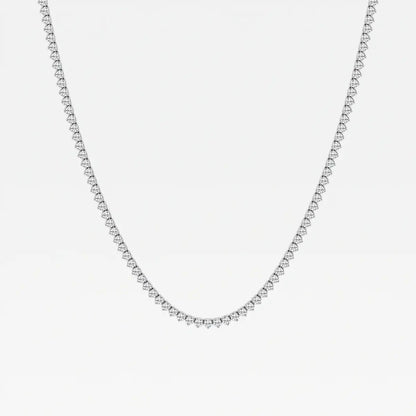 3-Prong Classic Tennis Necklace
