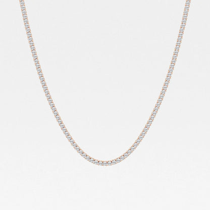 4-Prong Classic Tennis Necklace 1