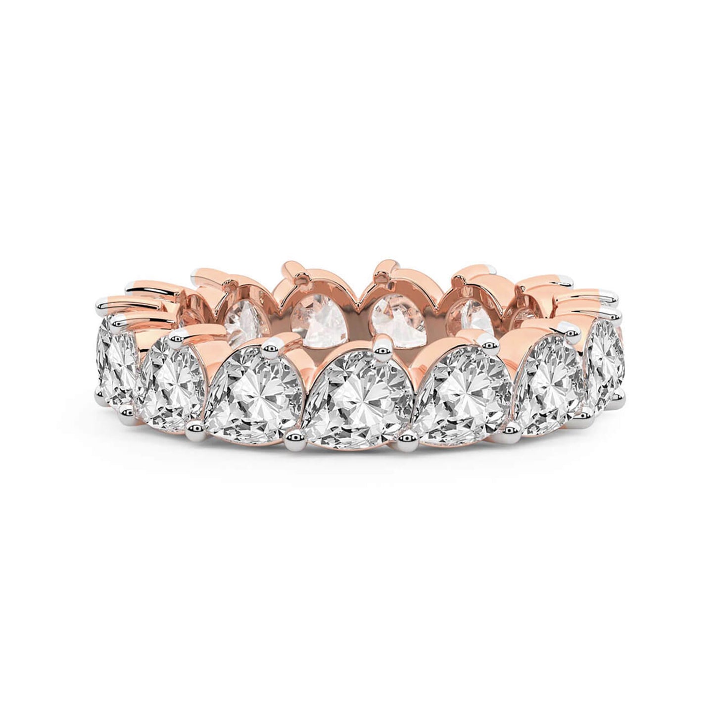 Pear Diamond Eternity Band