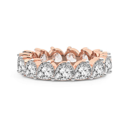 Pear Diamond Eternity Band