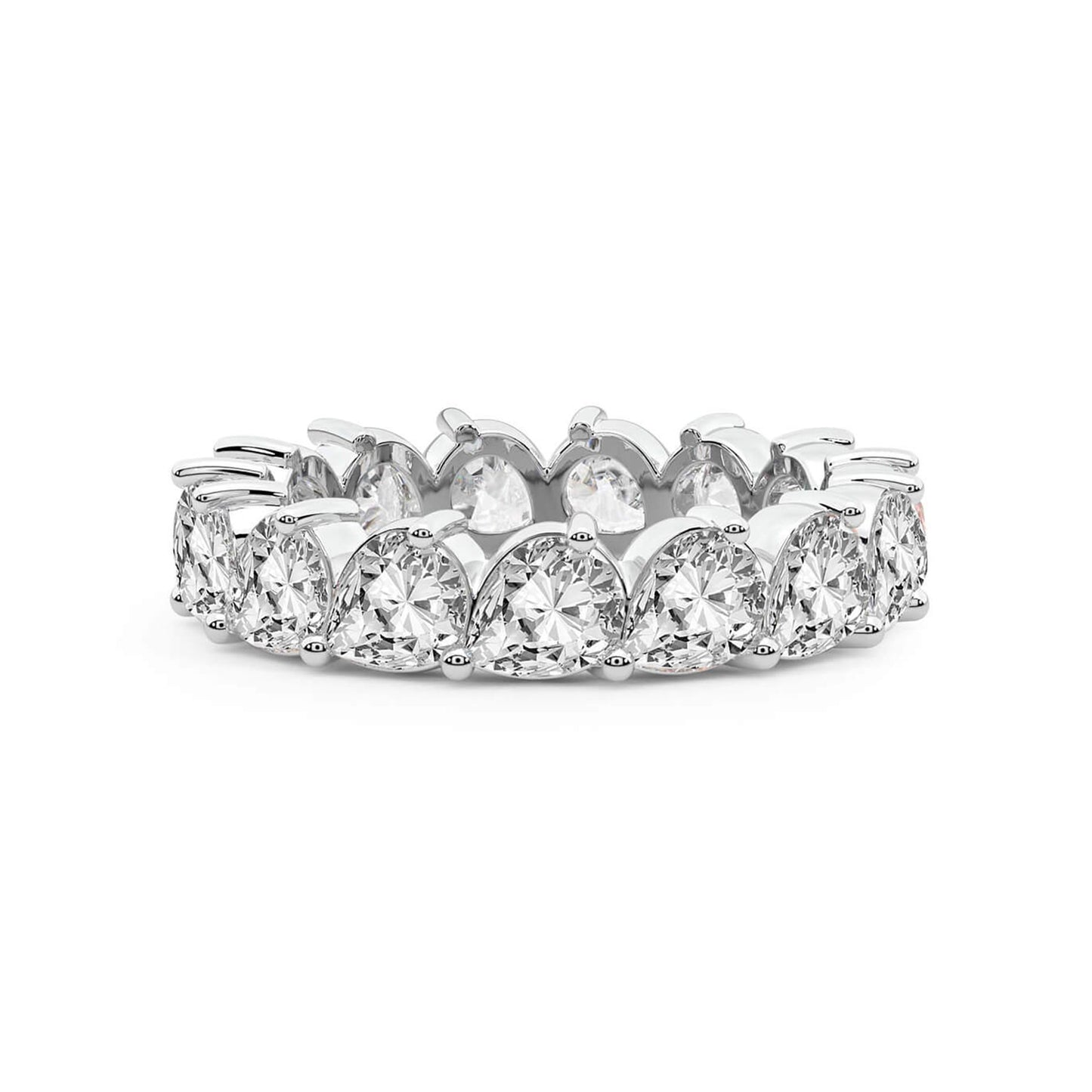 Pear Diamond Eternity Band